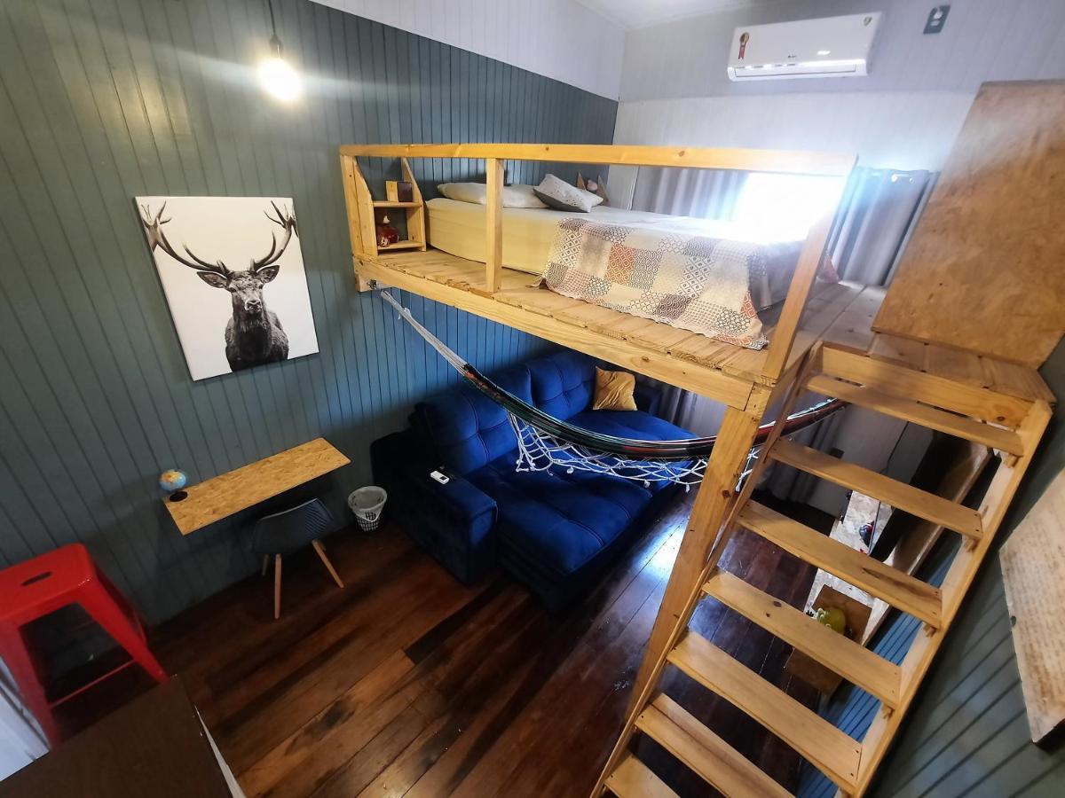 Quarto Mezanino Com Smarttv E Ar 이타자이 외부 사진